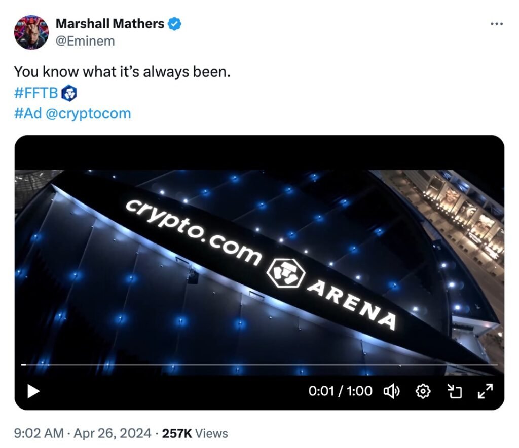 Source: Eminem Crypto.com