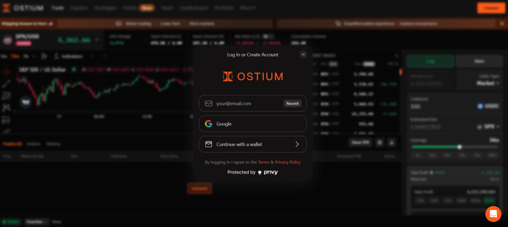 How to use Ostium App