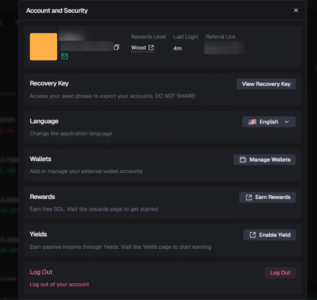 Axiom Trade Tutorial Account Security