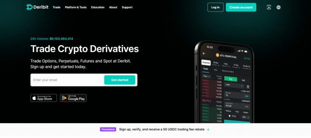 Deribit Options Platform Review