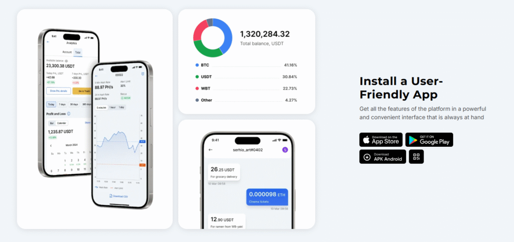Whitebit mobile application